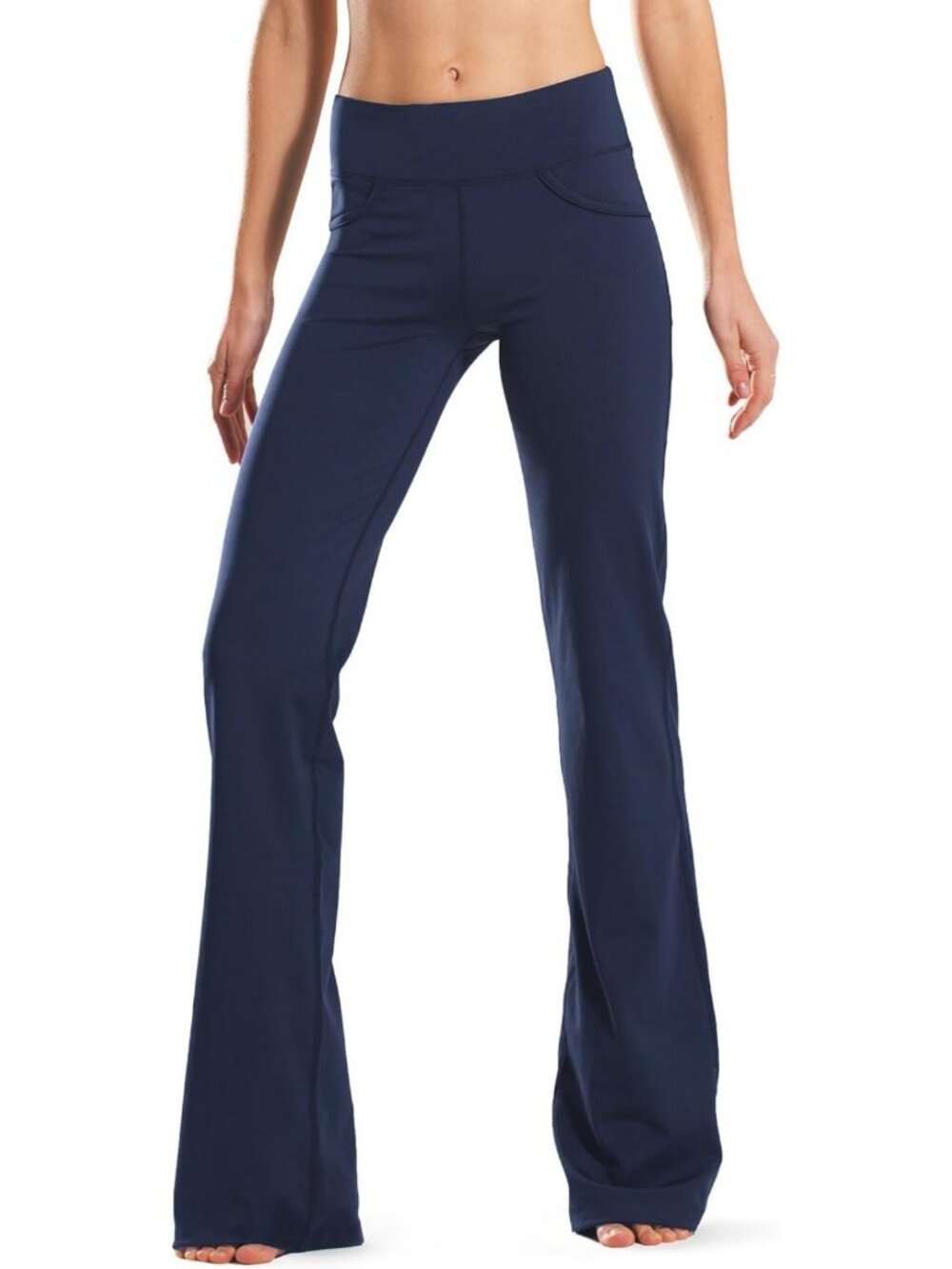 Flared Leg Bootcut Yoga Pants with Pockets - Regular & Tall Inseam Options